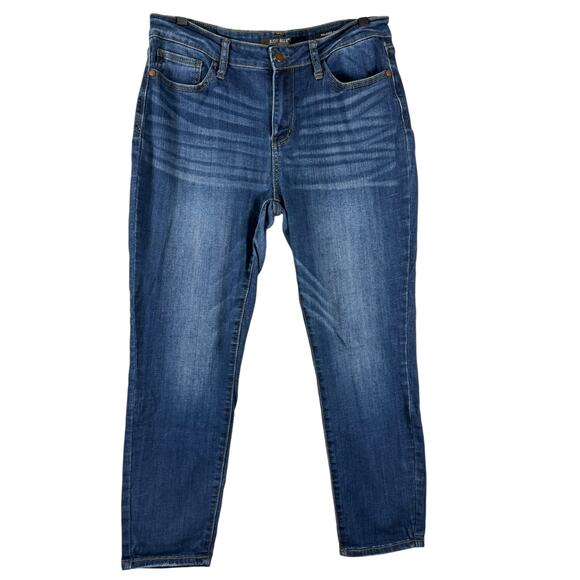 Judy Blue Denim - Judy Blue Women's Blue Denim Stretch Mid Rise Cotton Relaxed Fit Jeans Size 31